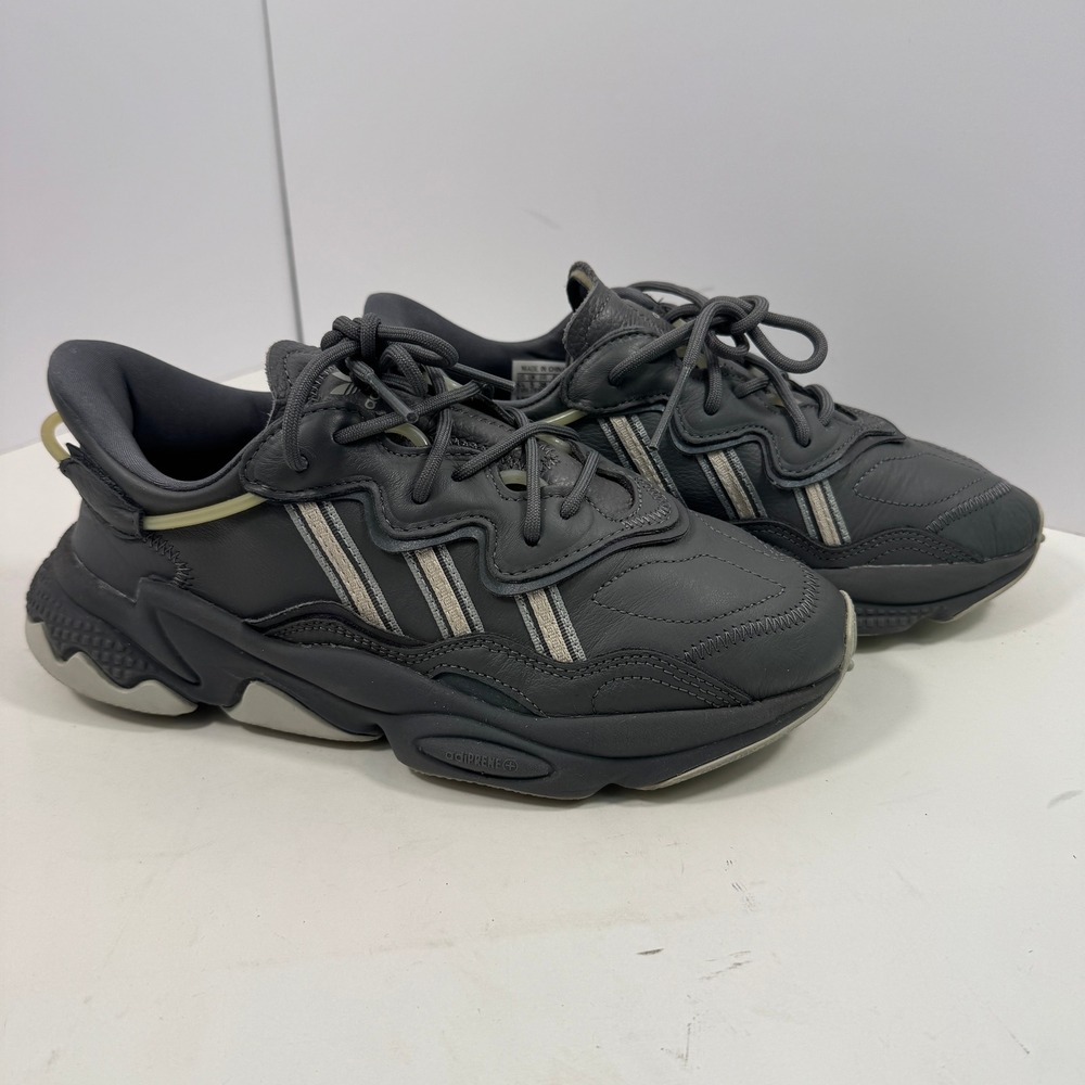 Adidas Ozweego Women Sneakers Gray Leather Adiprene Shoes Size US 6.5 - Picture 6 of 12